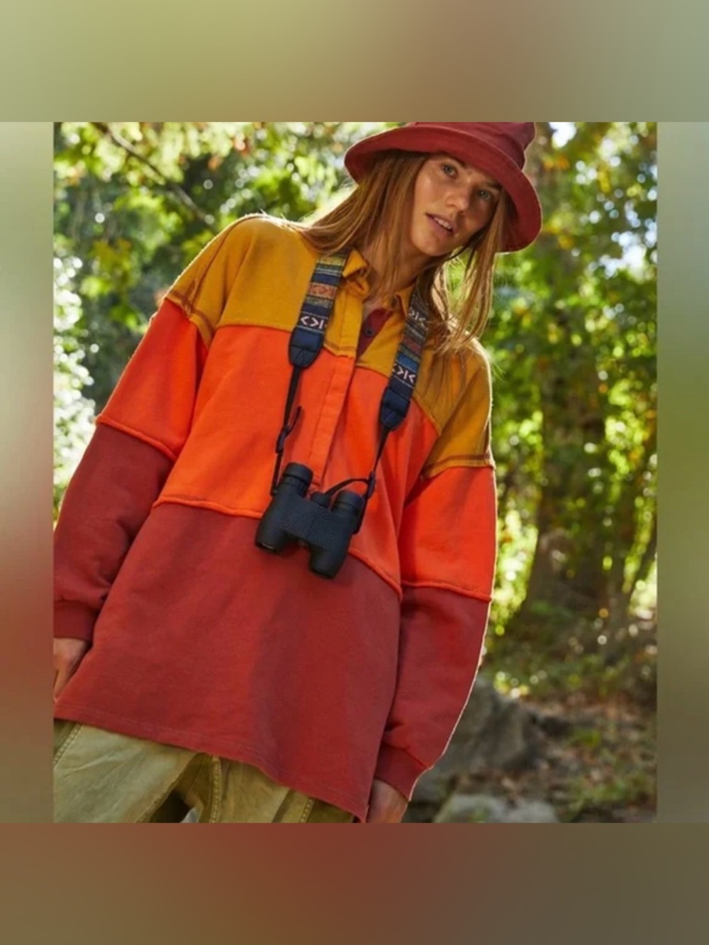 NWT: Free People Movement Freda Polo Tunic sweatshirt